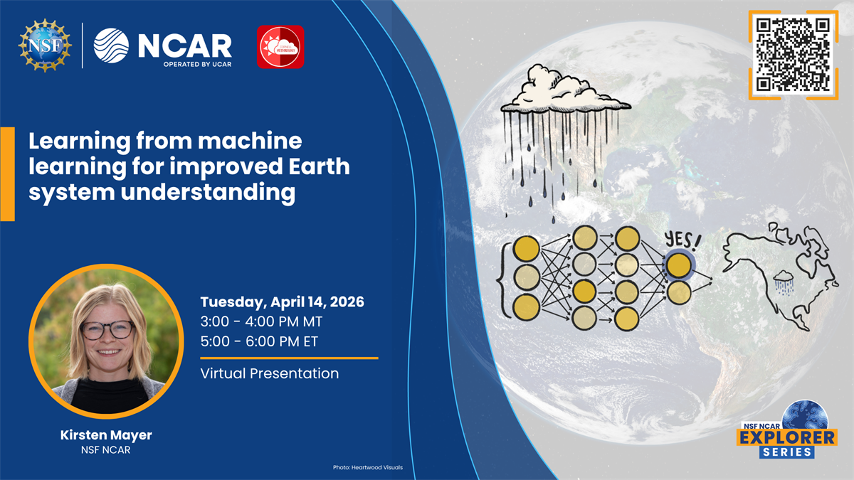 A raincloud being turned into data and then producing an output on a map. 